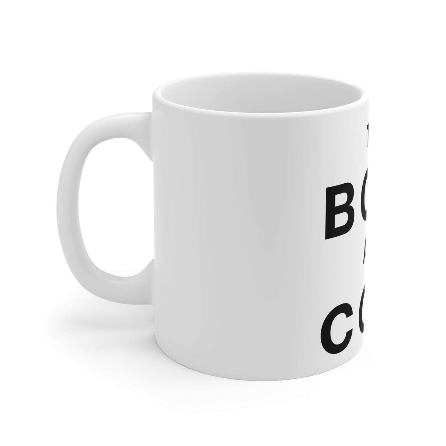 The Bold and Cold - Ceramic Coffee Mug - Motivational Drinkware for Home or Office