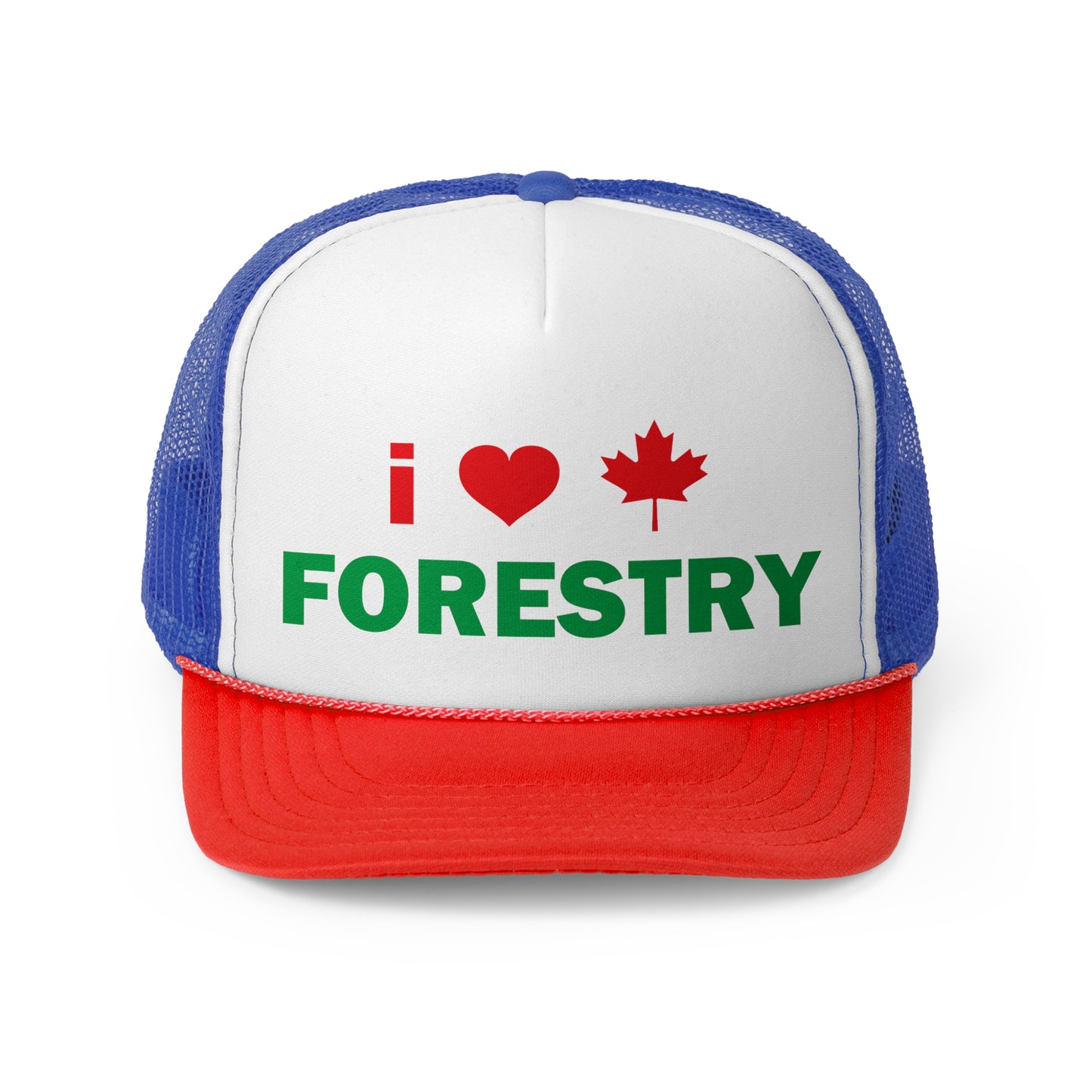 I Love Forestry Trucker Cap - Perfect for Nature Lovers and Forestry Enthusiasts