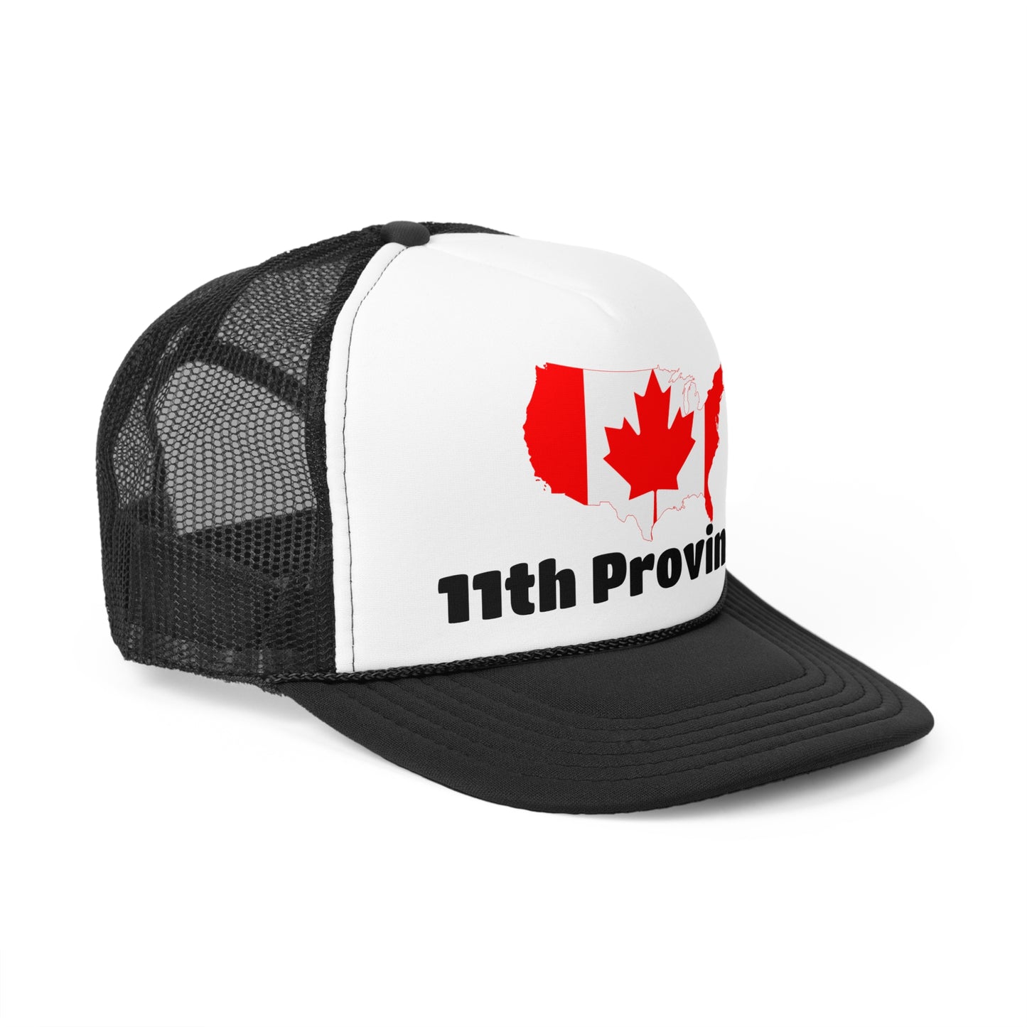 11th Province Canada Trucker Cap - Fun Map Design for Proud Canadians