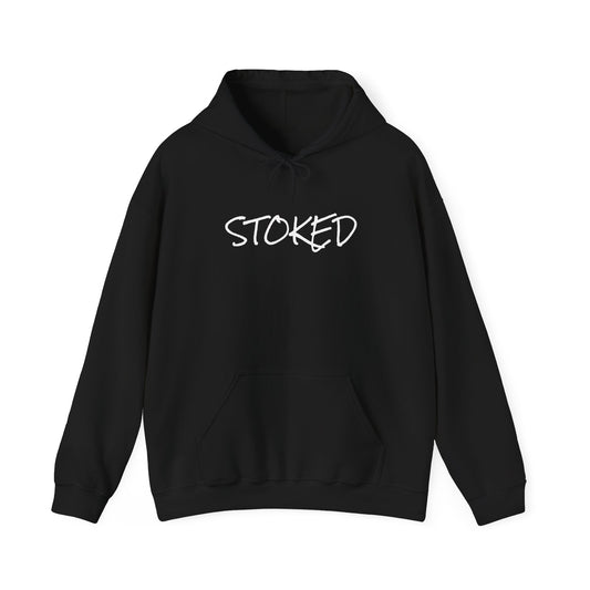 Stoked Unisex Heavy Blend™ Hoodie - Perfect for Chill Days and Celebrations