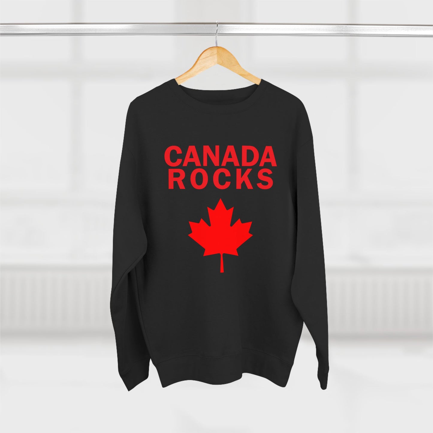 Canada Rocks Unisex Crewneck Sweatshirt - Cozy Canadian Pride Apparel