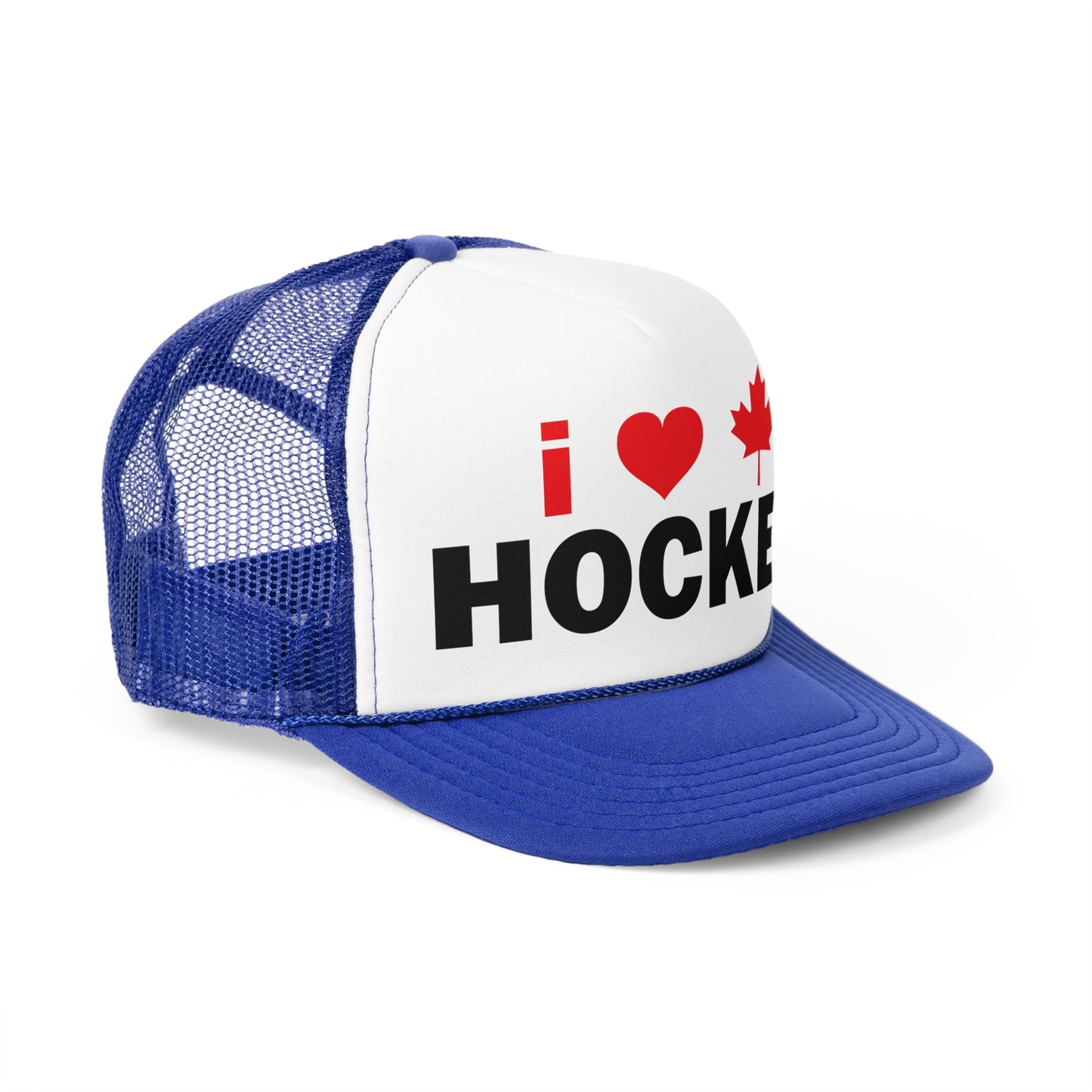 I Love Hockey Trucker Cap - Perfect for Fans and Celebrations