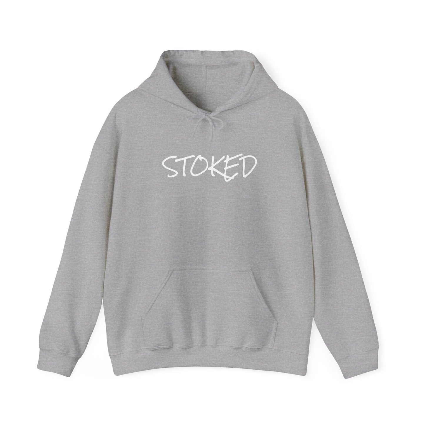 Stoked Unisex Heavy Blend™ Hoodie - Perfect for Chill Days and Celebrations