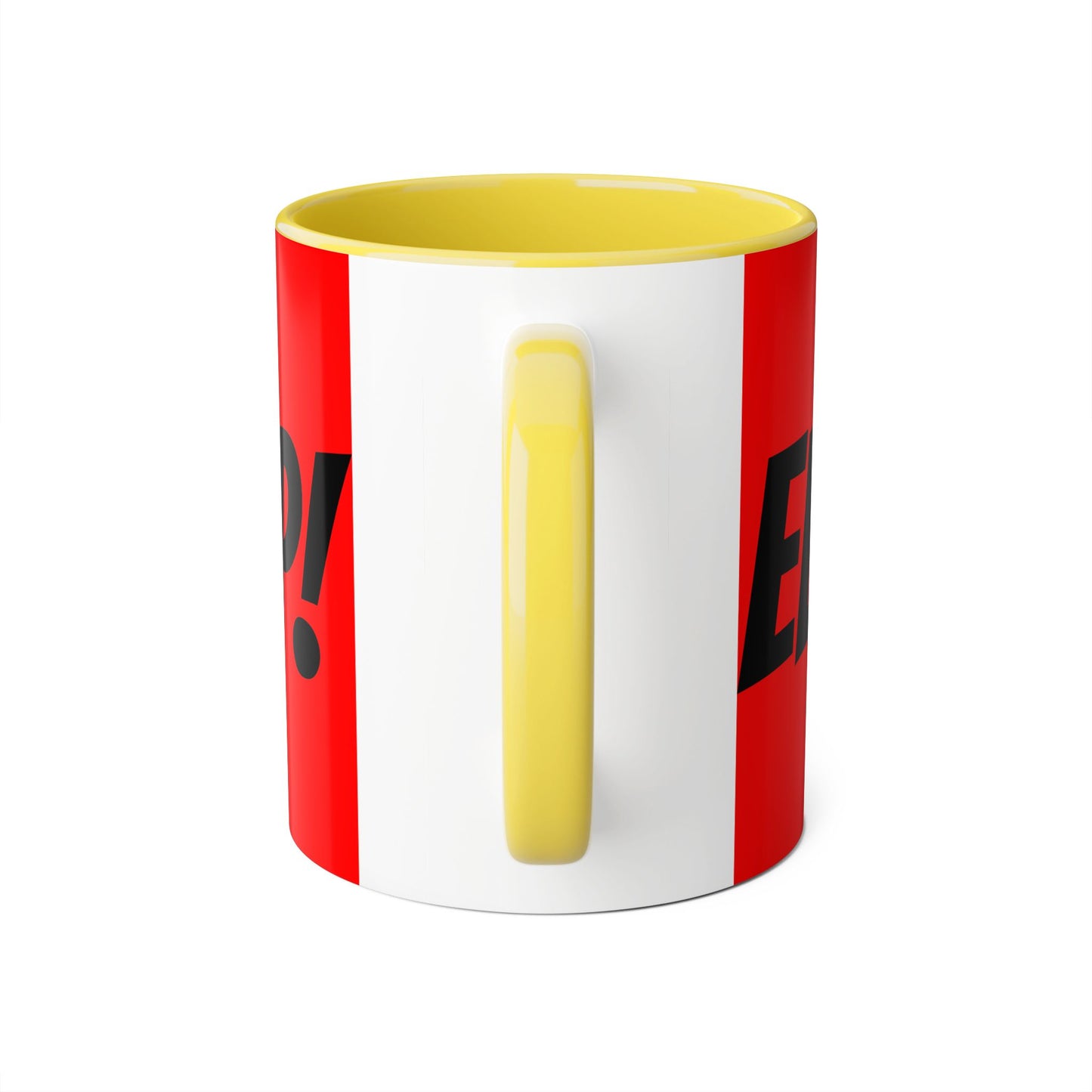 Elbows Up! - Canadian Pride Accent Mug 11oz