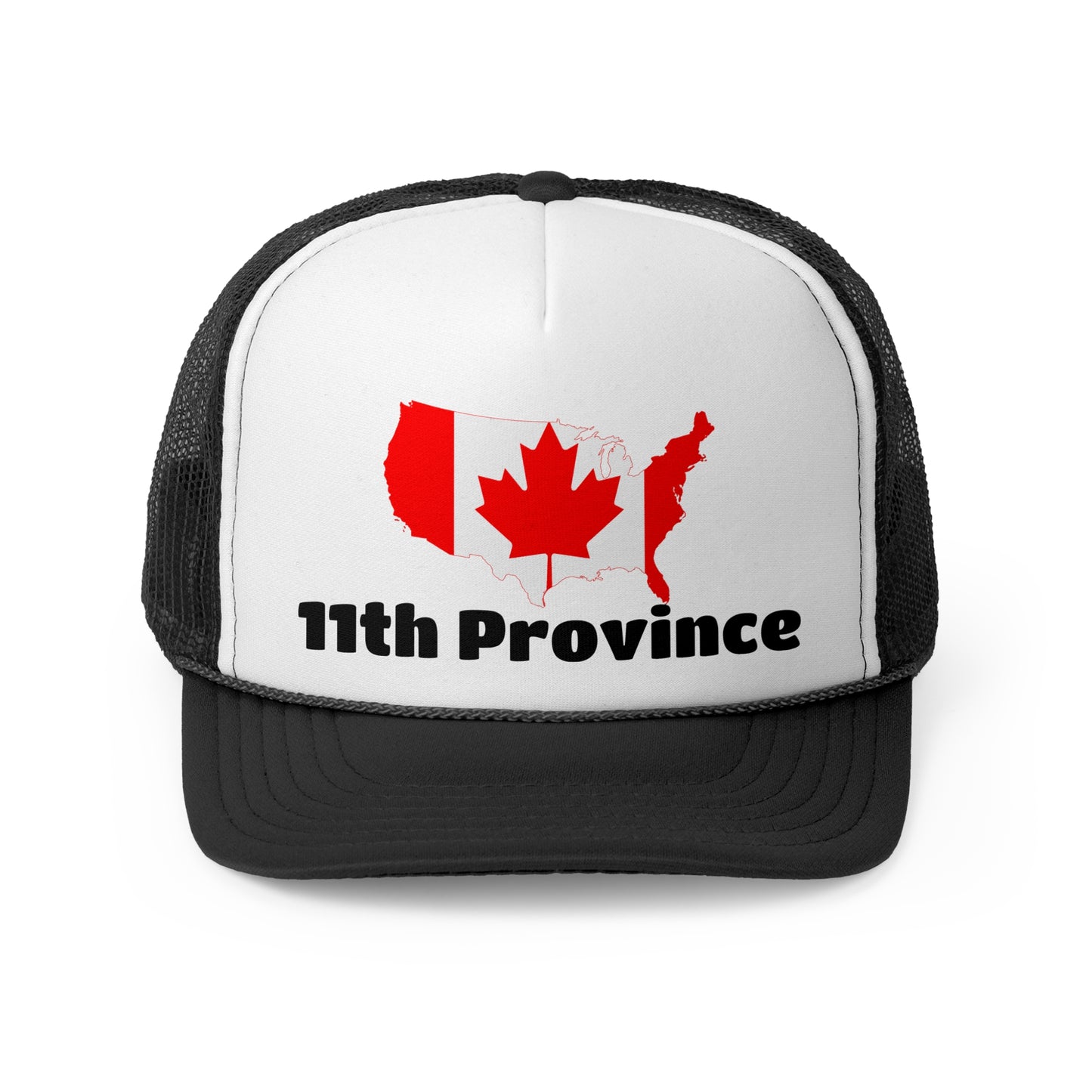 11th Province Canada Trucker Cap - Fun Map Design for Proud Canadians