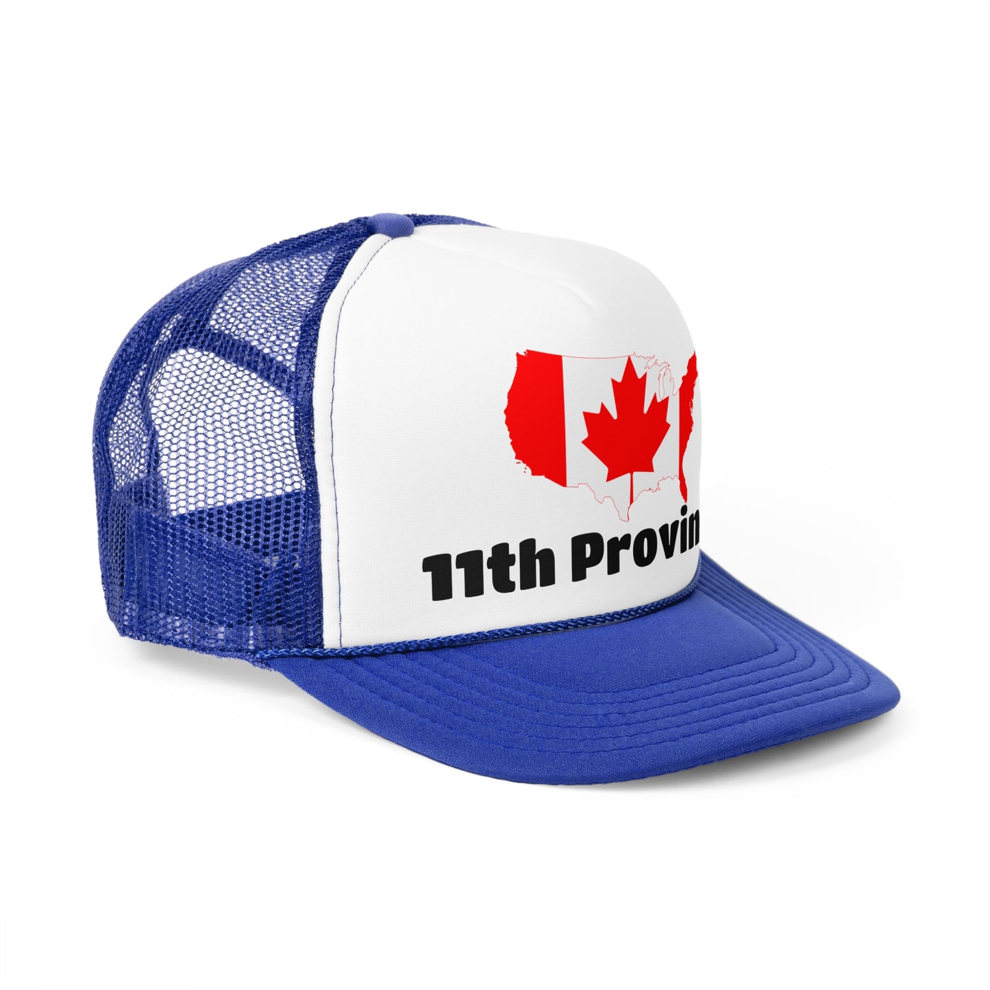 11th Province Canada Trucker Cap - Fun Map Design for Proud Canadians