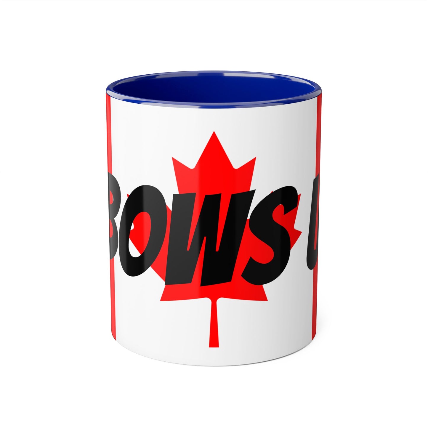 Elbows Up! - Canadian Pride Accent Mug 11oz