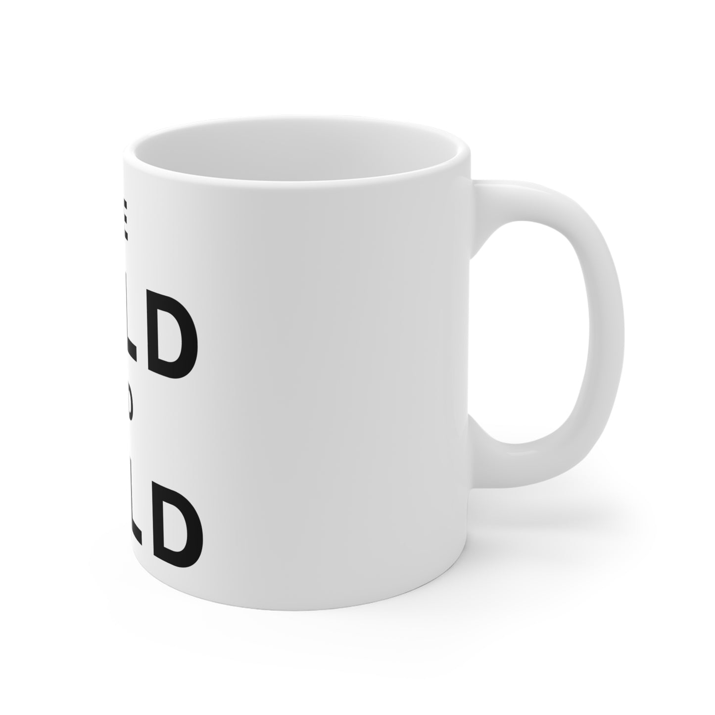 The Bold and Cold - Ceramic Coffee Mug - Motivational Drinkware for Home or Office