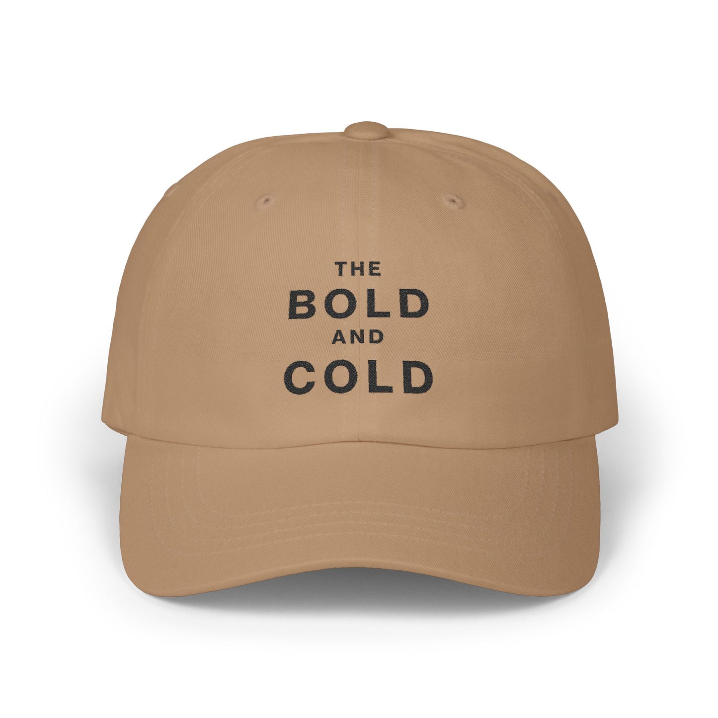 The Bold and Cold Classic Dad Cap - Stylish White Adjustable Hat