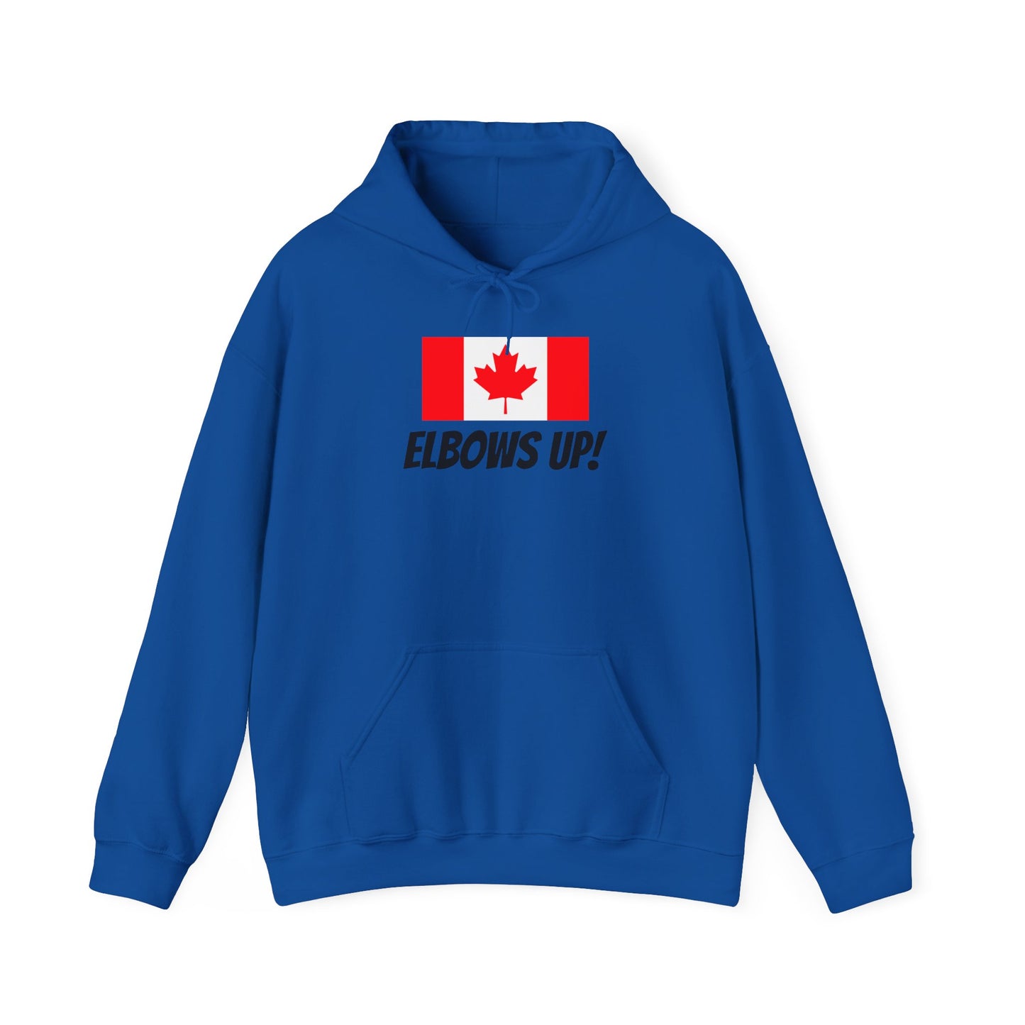 Canada Elbows Up Hoodie - Unisex Heavy Blend™ Sweatshirt