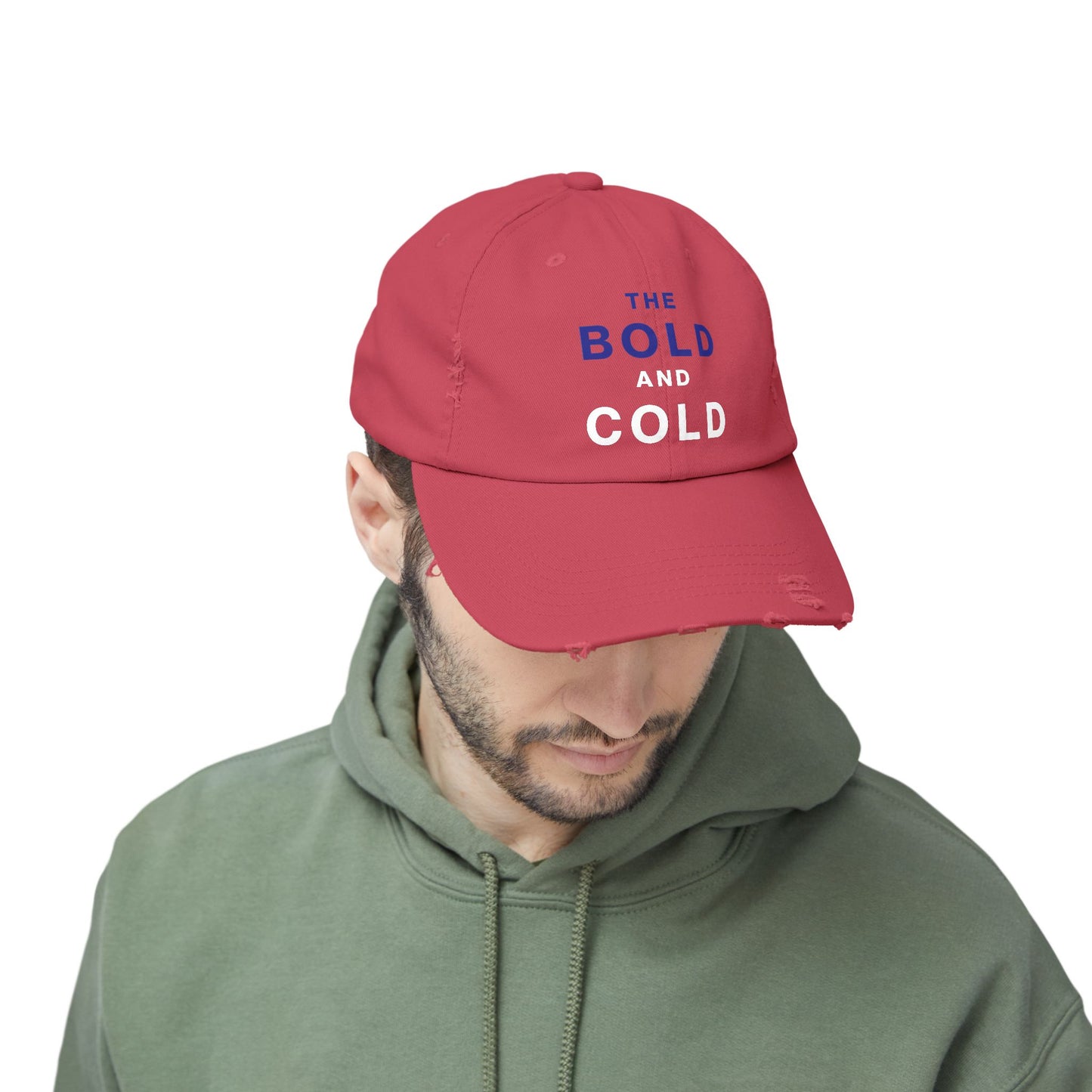 The Bold and Cold - Unisex Distressed Cap Vintage Style Hat