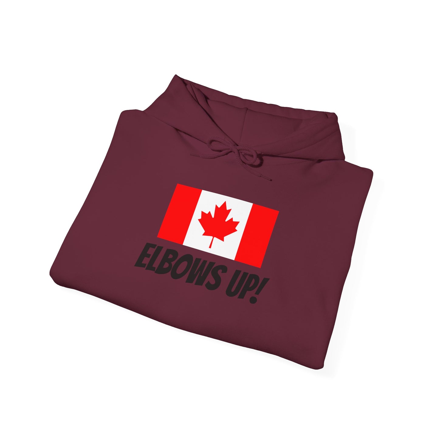 Canada Elbows Up Hoodie - Unisex Heavy Blend™ Sweatshirt