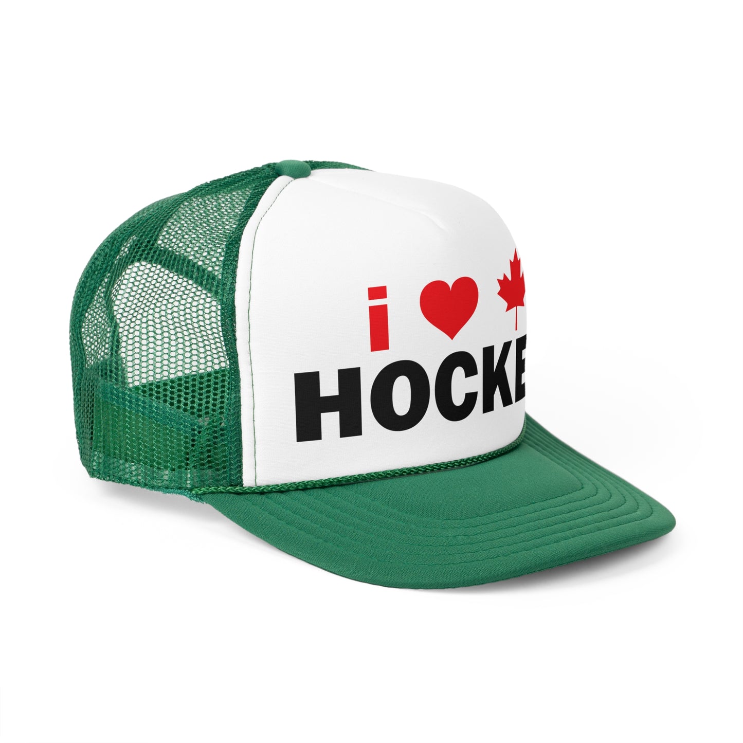 I Love Hockey Trucker Cap - Perfect for Fans and Celebrations