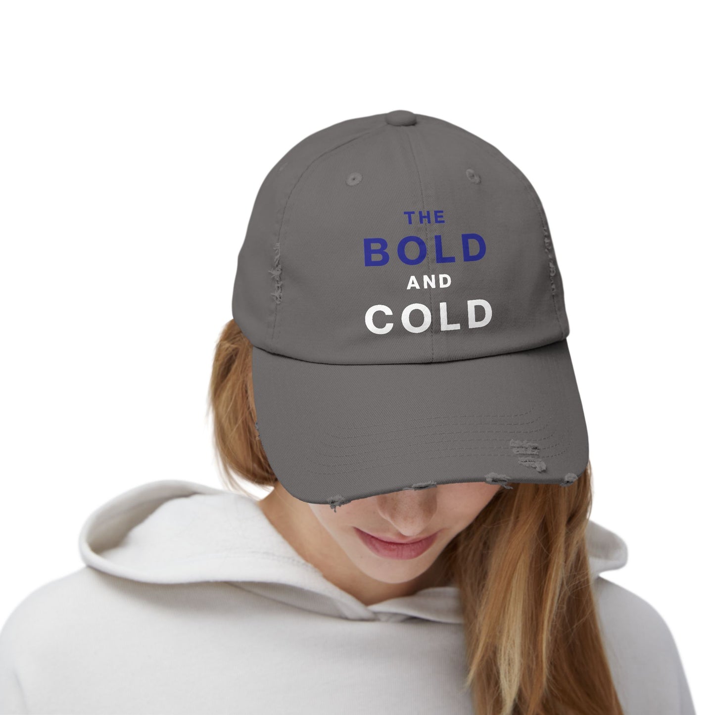 The Bold and Cold - Unisex Distressed Cap Vintage Style Hat