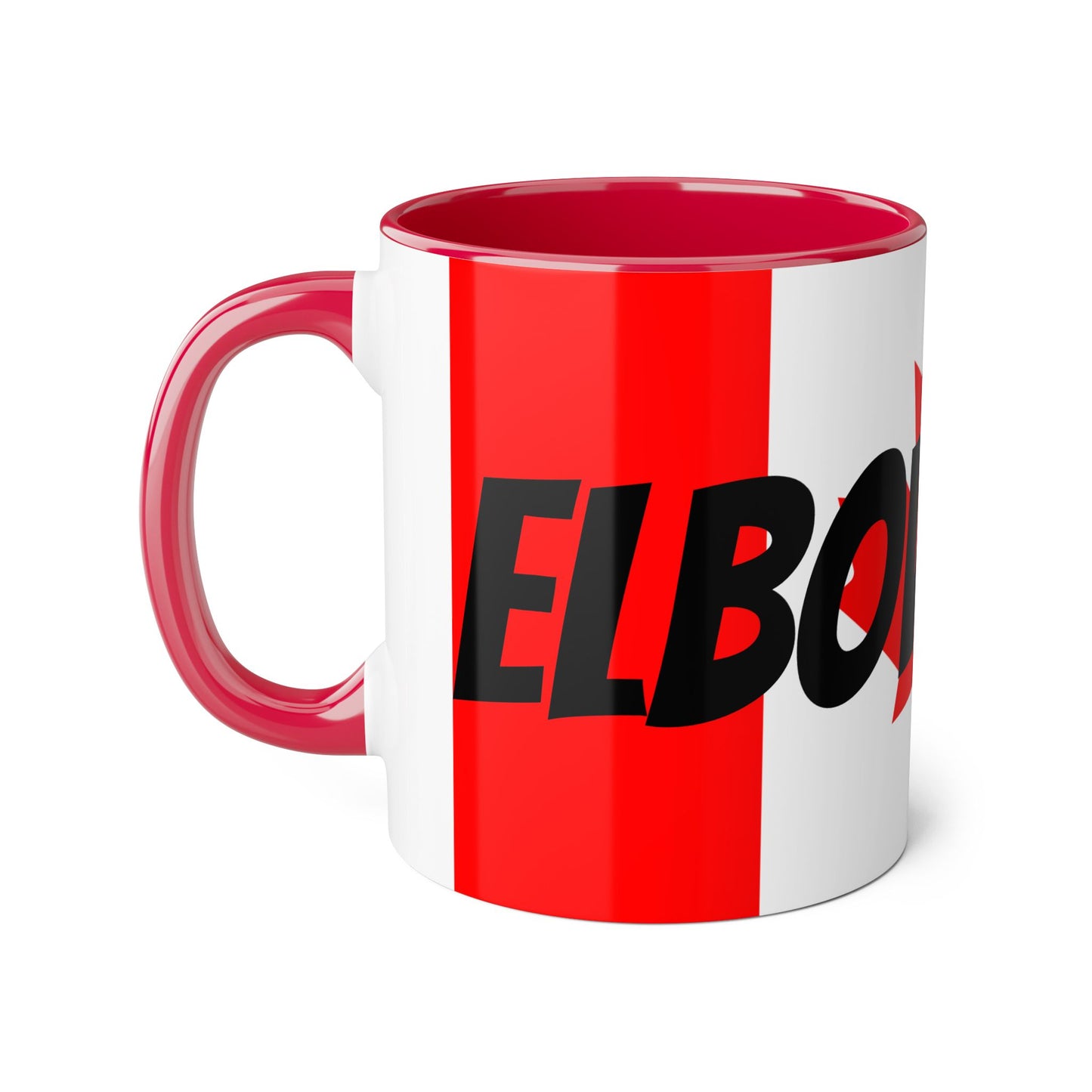 Elbows Up! - Canadian Pride Accent Mug 11oz