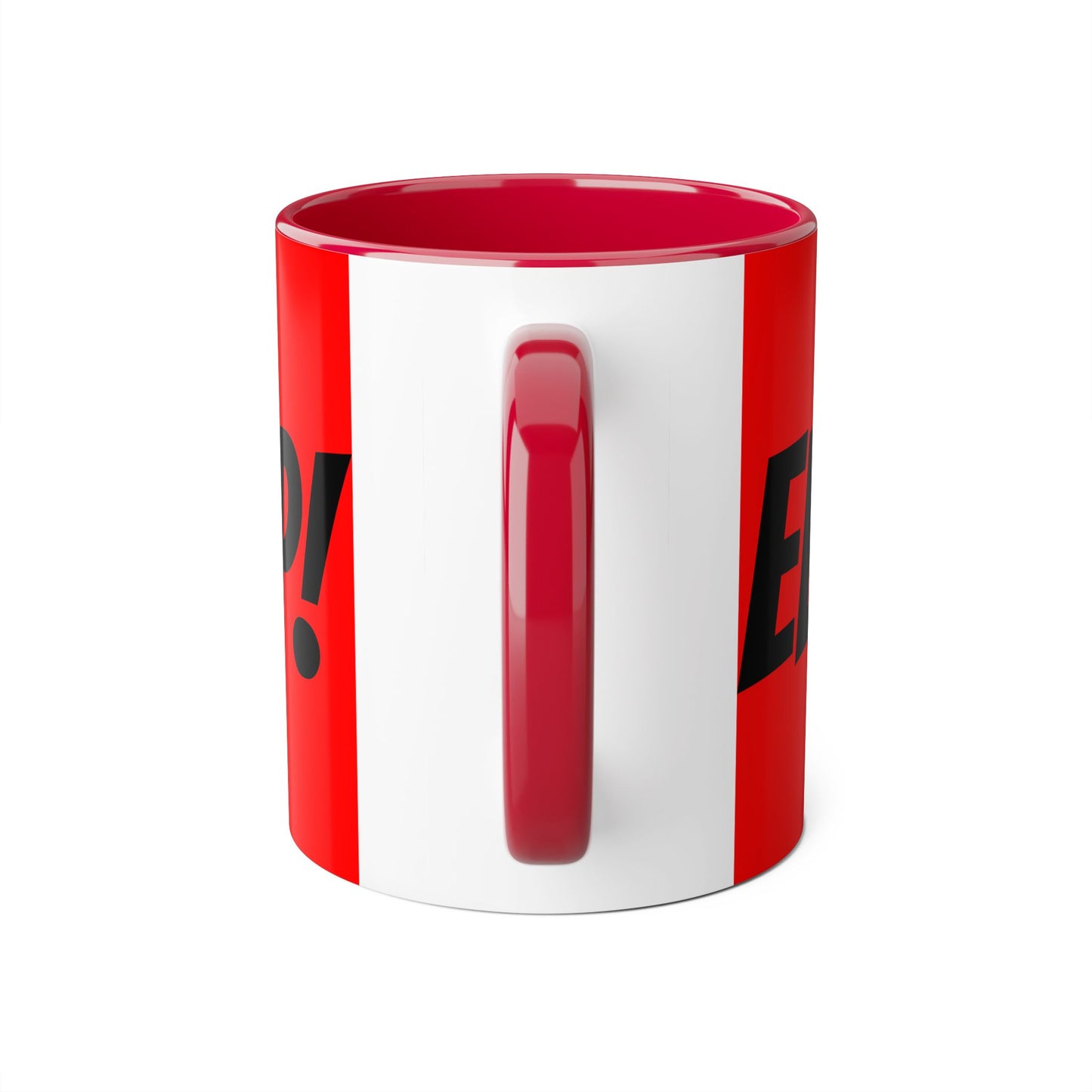 Elbows Up! - Canadian Pride Accent Mug 11oz