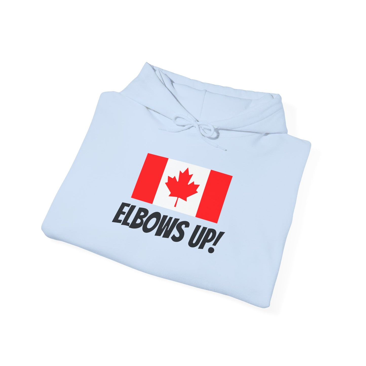 Canada Elbows Up Hoodie - Unisex Heavy Blend™ Sweatshirt