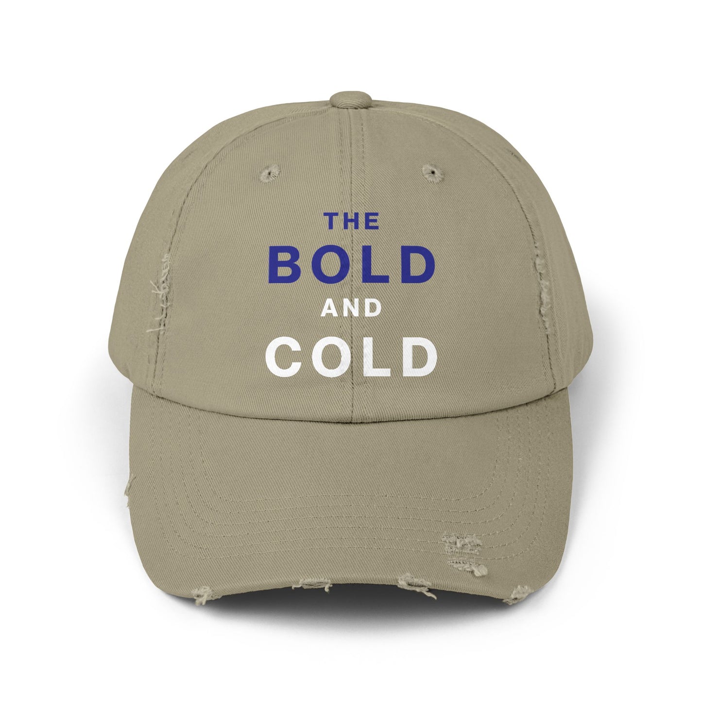 The Bold and Cold - Unisex Distressed Cap Vintage Style Hat