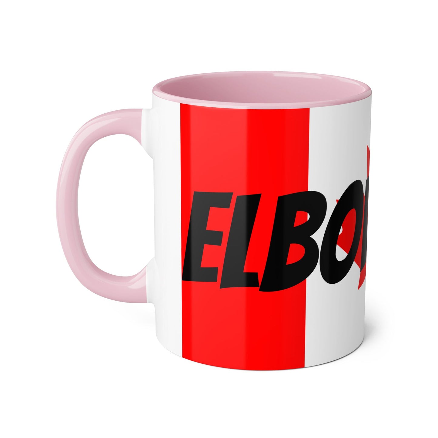 Elbows Up! - Canadian Pride Accent Mug 11oz