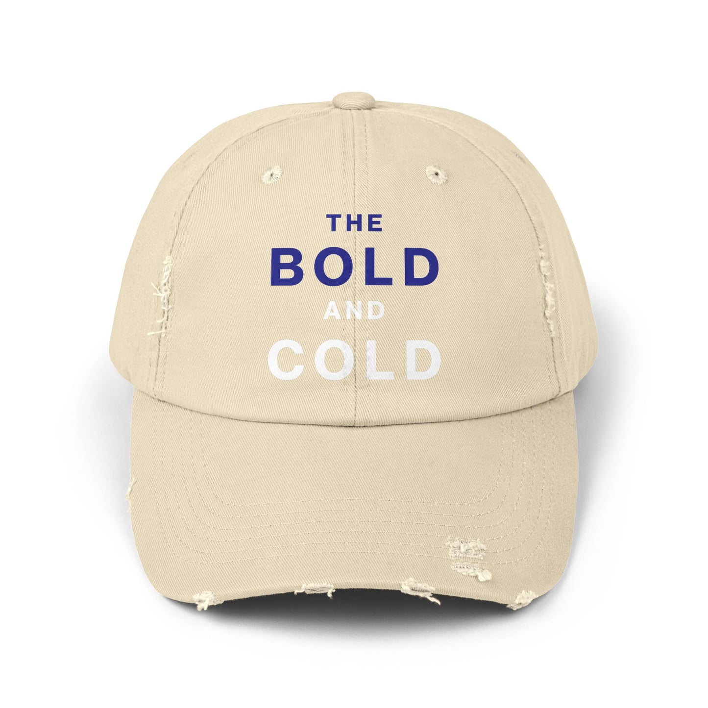 The Bold and Cold - Unisex Distressed Cap Vintage Style Hat