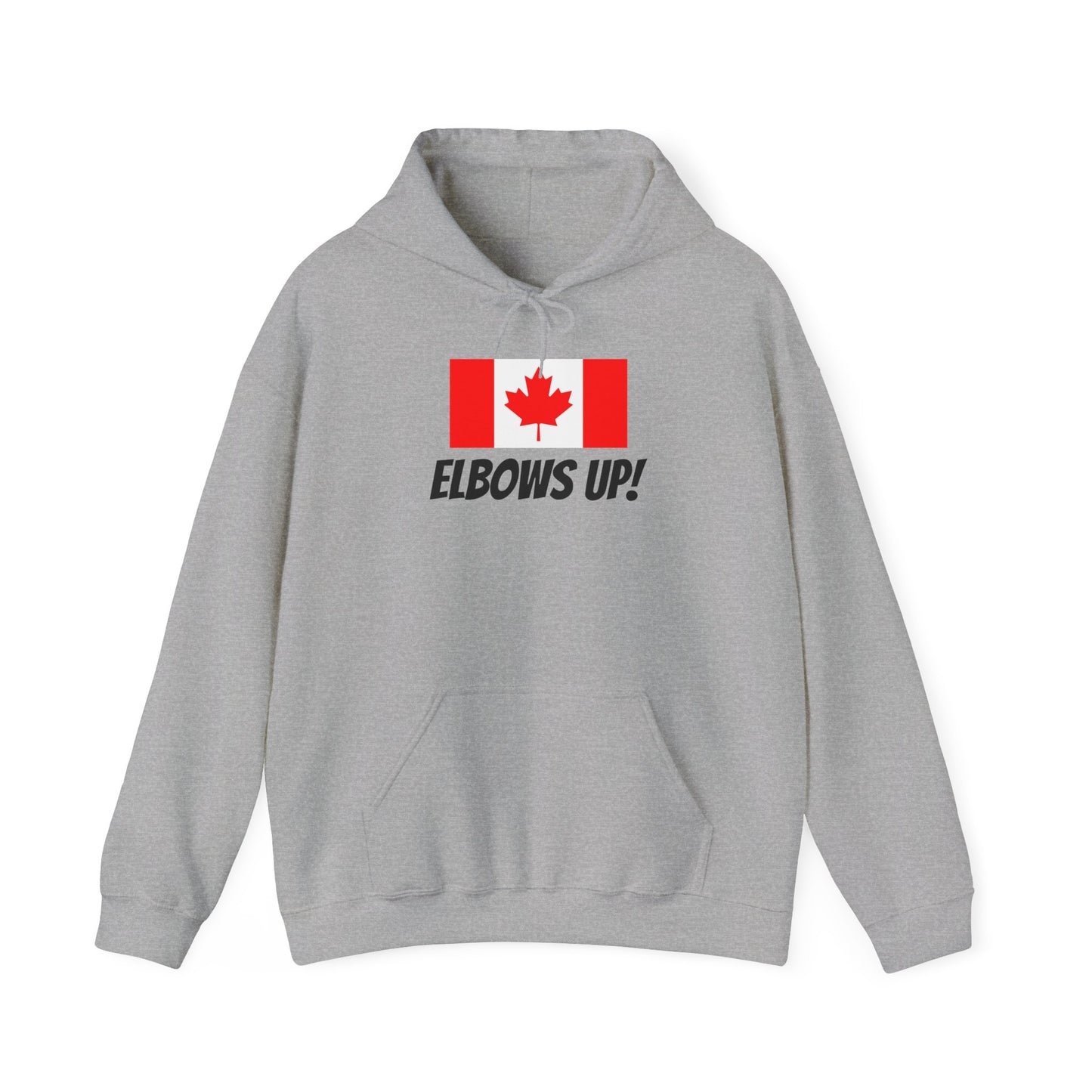 Canada Elbows Up Hoodie - Unisex Heavy Blend™ Sweatshirt