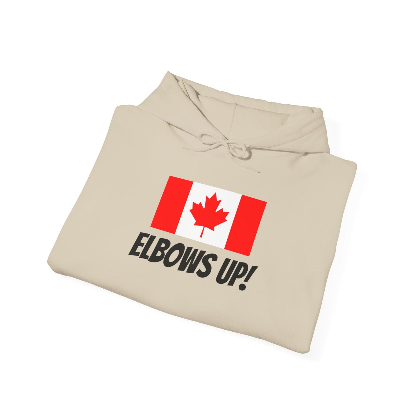 Canada Elbows Up Hoodie - Unisex Heavy Blend™ Sweatshirt