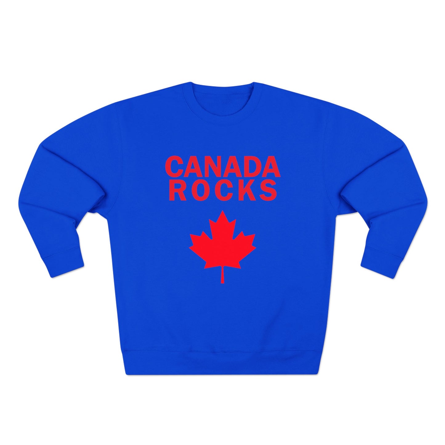 Canada Rocks Unisex Crewneck Sweatshirt - Cozy Canadian Pride Apparel