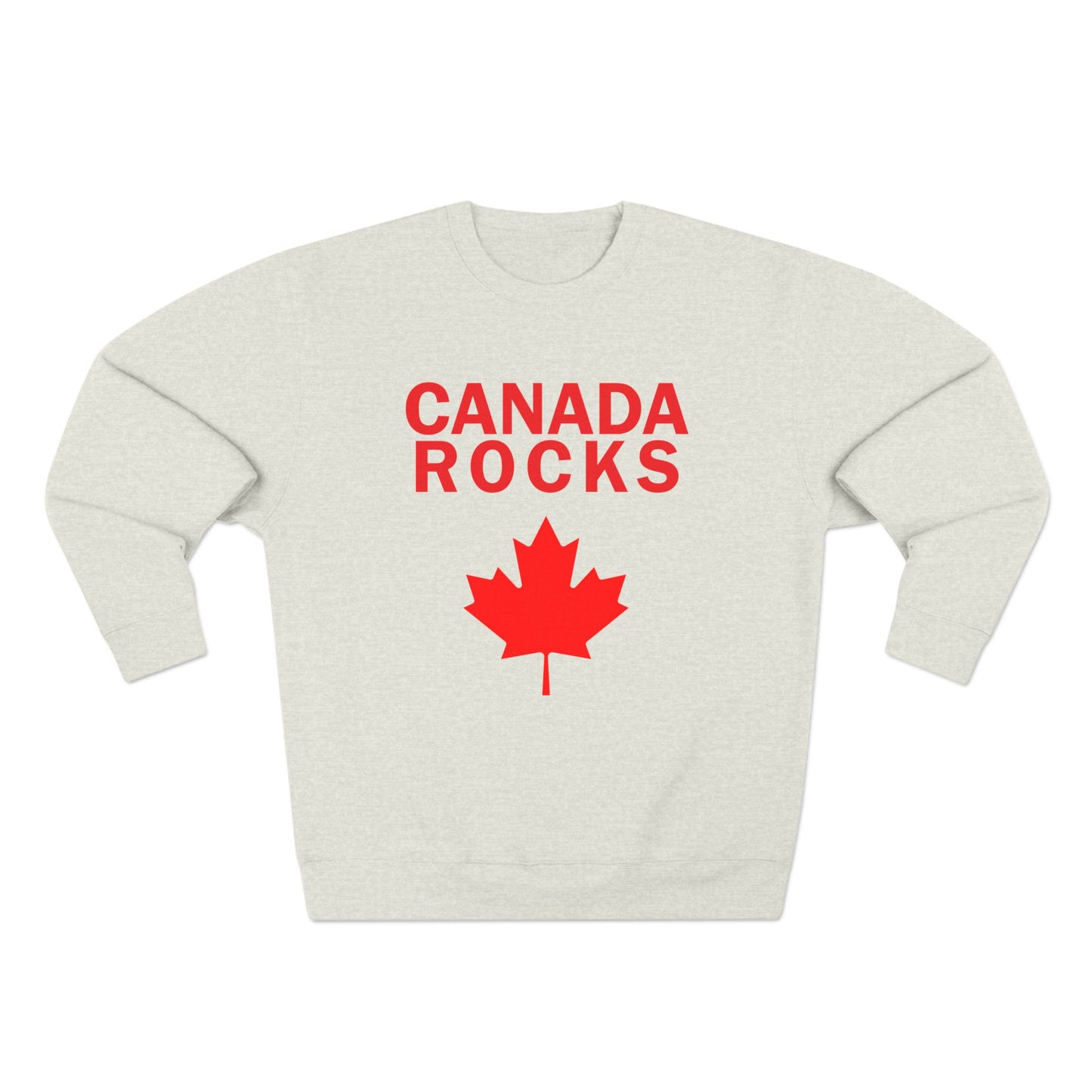 Canada Rocks Unisex Crewneck Sweatshirt - Cozy Canadian Pride Apparel