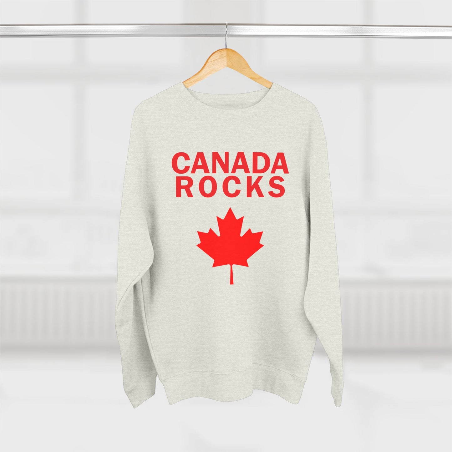 Canada Rocks Unisex Crewneck Sweatshirt - Cozy Canadian Pride Apparel