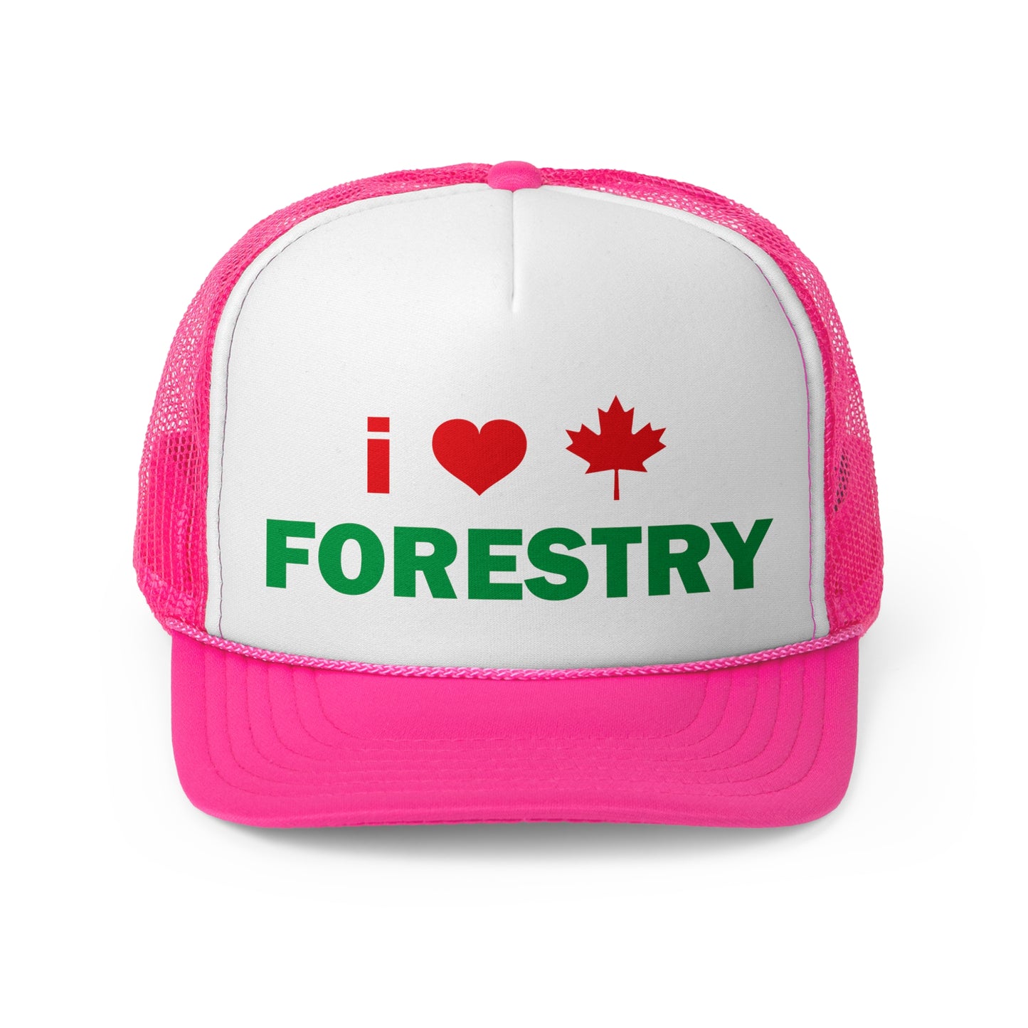 I Love Forestry Trucker Cap - Perfect for Nature Lovers and Forestry Enthusiasts