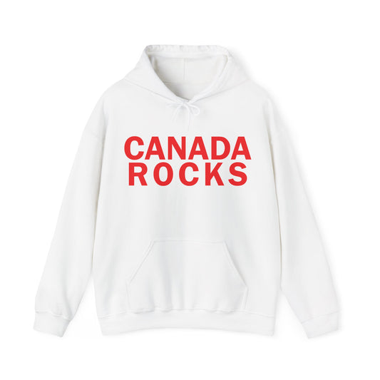 Canada Rocks Unisex Hoodie - Comfortable Heavy Blend Sweatshirt for Proud Canadians