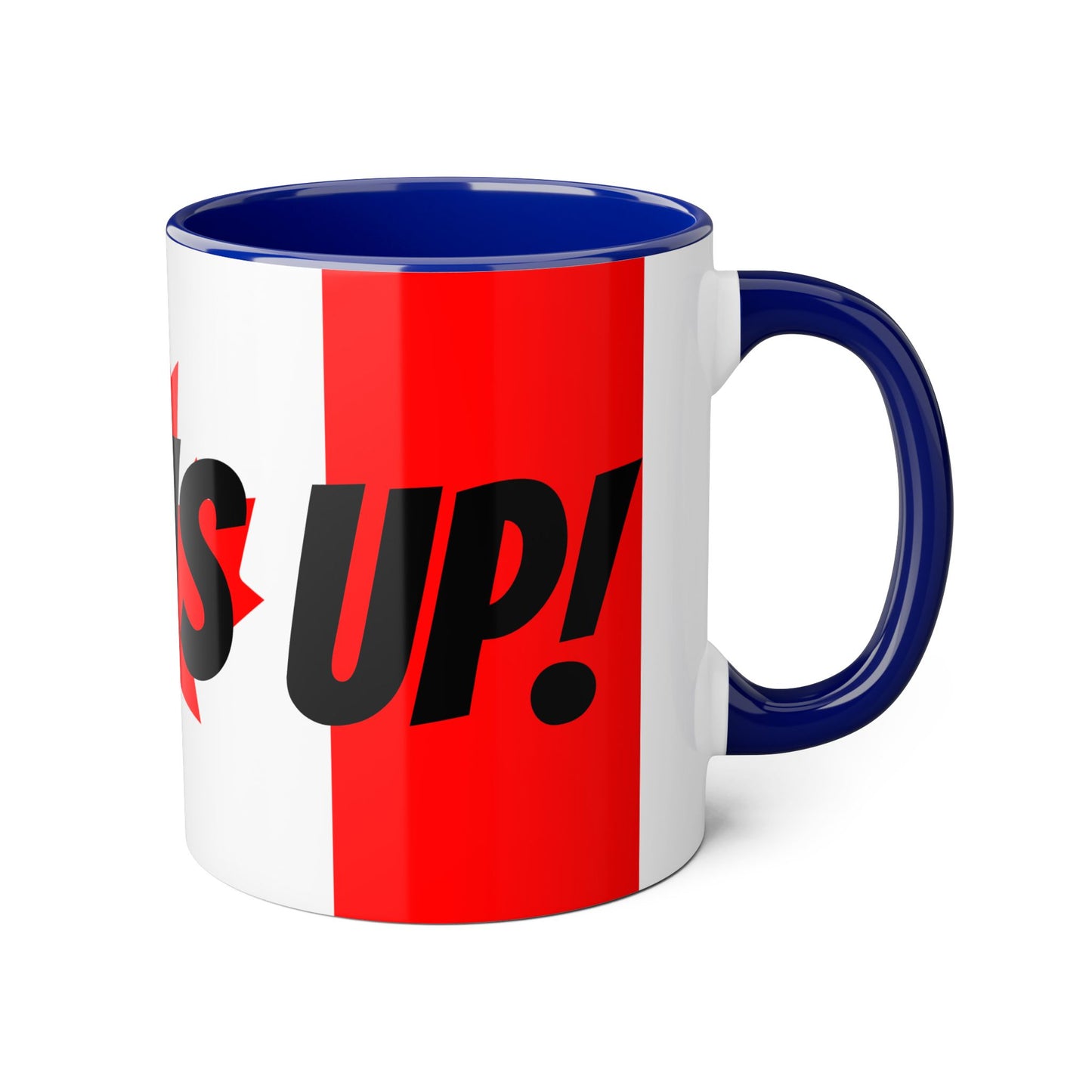 Elbows Up! - Canadian Pride Accent Mug 11oz